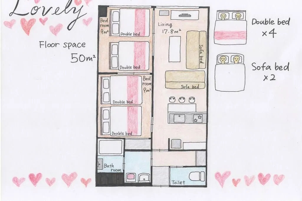 Lovely Sapporo Apartment